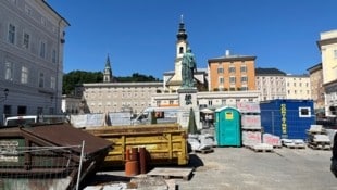 Derzeit ist der Mozartplatz eine Baustelle.