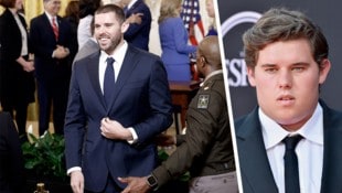 Christopher Schwarzenegger zeigt sich jetzt (l.) schlank und fit – rechts noch in Zeiten seines ...