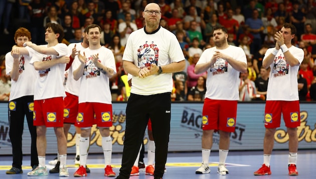 Viel Applaus für Teamchef Ales Pajovic beim Abschied in Graz.