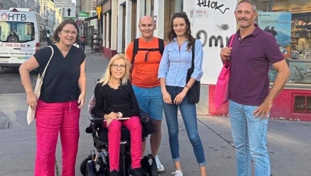 Jetzt wird auch die Praterstraße wird auf ihre Praxistauglichkeit geprüft (Bild: Neos Leopoldstadt)