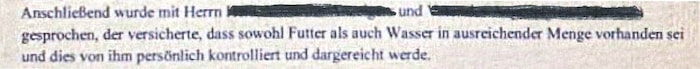 Für den Amtstierarzt reicht offenbar die Angabe des Besitzers