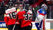 Stark begonnen, stark nachgelassen und am Ende doch gewonnen – Österreichs Eishockey-Cracks gegen die Slowakei (Bild: GEPA)