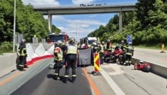 Der Unfall ereignete sich im Baustellenbereich auf Höhe Gleisdorf. (Bild: FF Gleisdorf)
