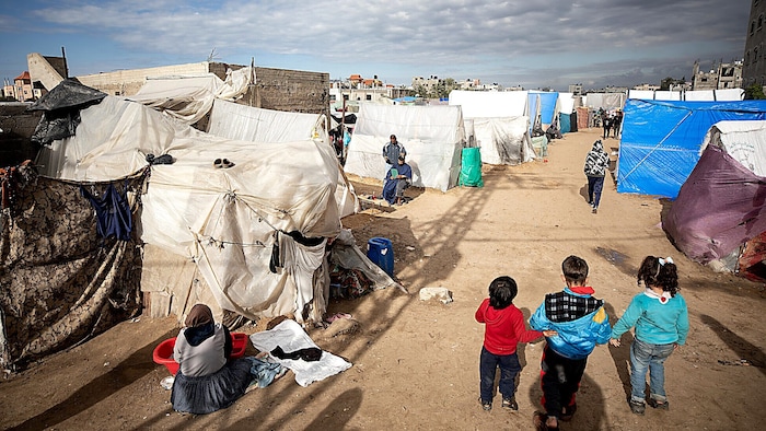 In der Vertreibung der Palästinenser in Gaza sieht Türk eine Verletzung des Völkerrechts.