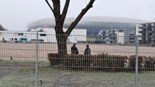 Vor dem Stadion soll am Südring für zig Millionen das neue Hallenbad entstehen. (Bild: Tragner Christian)