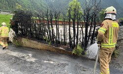 Die alarmierte Feuerwehr konnte den Brand rasch löschen.