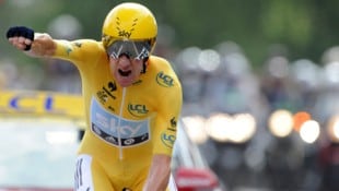 2012 gewann Bradley Wiggins die Tour de France. (Bild: AFP/AFP PHOTO / PASCAL PAVANI )