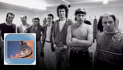 Dire Straits backstage im Wembley Stadion 1985 in London – mit „Brothers In Arms“ stiegen sie in die Rock-Champions-League auf. (Bild: Krone KREATIV/Mercury (2))
