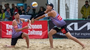 Alex Horst und Paul Pascariuc in Neusiedl. (Bild: Gert NEPEL)