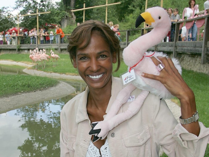 Naddel 2007 bei Eröffnung der Flamingo-Anlage