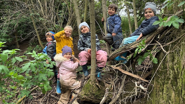 Auch kühleres und feuchteres Wetter machte den Kindern nichts aus. 