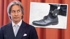 Die Zeit für Karl-Heinz Grasser im „Ziegelstadel“ dürfte aufgrund einer Gesetzesnovelle kürzer ausfallen als bisher angenommen. (Bild: Krone KREATIV/Urbanschitsch, Grammer)