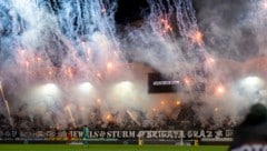 Die Fans hatten beim 2:0-Heimsieg viel zu feiern. Leider kam es wieder zu Randalen. (Bild: GEPA)