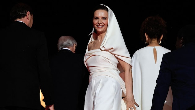Juliette Binoche fand bei der Eröffnung der Filmfestspiele von Cannes deutliche Worte zu Gérard Depardieu. (Bild: AFP/VALERY HACHE)