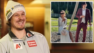 Manuel Feller hat „Ja“ gesagt. (Bild: Krone KREATIV/GEPA, instagram)