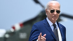 Ex-US-Präsident Biden wurde immer wieder wegen seines Gesundheitszustandes angeschossen. (Bild: AFP/BRENDAN SMIALOWSKI)