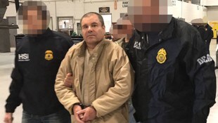 Joaquín „El Chapo“ Guzmán bei seiner Auslieferung in die USA im Jahr 2017