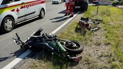 Im Bereich einer Kreuzung kam es zum Crash.