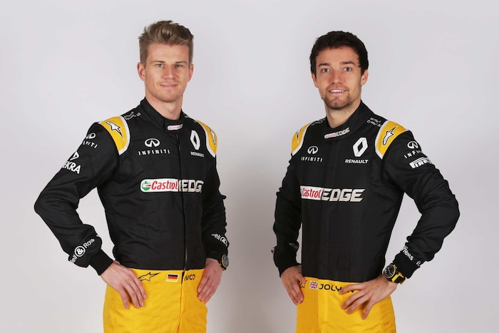 Jolyon Palmer (re.) fuhr zwei Jahre für Renault.