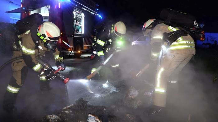 Die Einsatzkräfte hatten in der Nacht auf Mittwoch einiges zu tun.