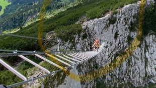 Bei der Himmelsleiter im Lammertal stürzte der 21-Jährige ab. (Bild: ARA Flugrettung)