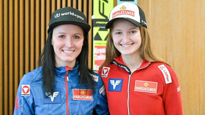 Jacqueline Seifriedsberger und Youngster Julia Mühlbacher.