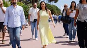 Eva Longoria begeisterte mit diesem strahlenden Look in Cannes.