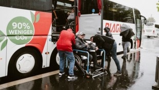 Am Sonntag wird Sturm auch durch einen Inklusions-Bus beim Schlager gegen Rapid in Wien ...