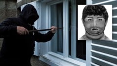 Der gesuchte Einbrecher (Phantombild) ist lediglich 1,60 Meter groß.