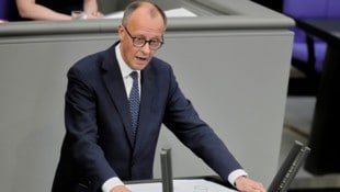 Friedrich Merz (CDU) stellte am Mittwoch seinen Fahrplan für Deutschland in seiner ersten Regierungserklärung vor.  (Bild: AP/The Associated Press)