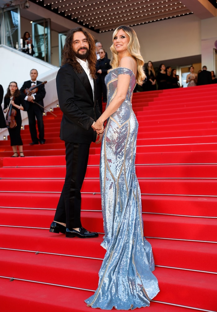 Tom Kaulitz und Heidi Klum am roten Teppich