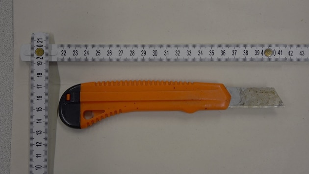 Ein Stanleymesser wie dieses wurde bei der Tat in Mondsee benutzt (Symbolbild).