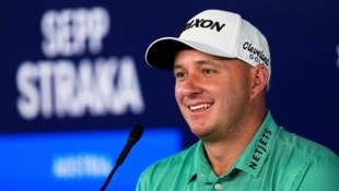 Sepp Straka bei der Pressekonferenz vor der PGA Championship. (Bild: AP/Matt York)