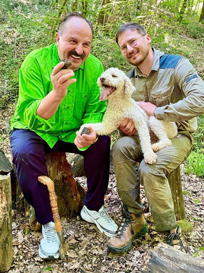 Johann Lafer, Hund Lilly und Armin Hadžic