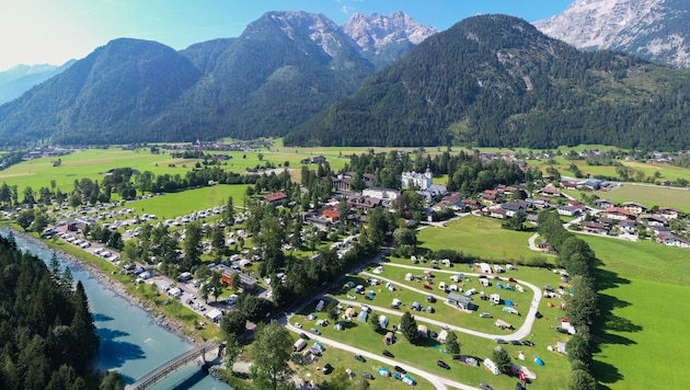 Mehrfach ausgezeichnet: der Campingplatz Grubhof in St. Martin bei Lofer – nun „managed by Falkensteiner“.