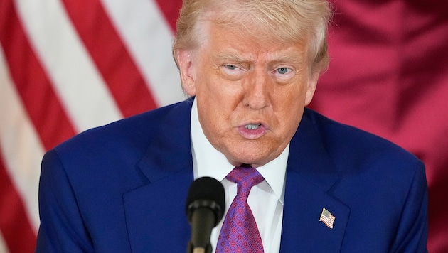 US-Präsident Donald Trump bei einem Besuch in Katar. 