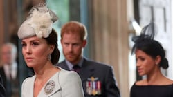 Neue Tränen-Enthüllung über Prinzessin Kate und Herzogin Meghan! (Bild: APA/AFP/POOL/SIMON DAWSON)