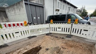 Das Gefängnis befindet sich unmittelbar hinter dem Fundort.