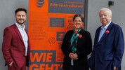 Gemeinsamer Kampf gegen Stigmatisierung von psychischen Problemen: PSD-Chef Ewald Lochner, ...