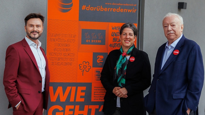 Gemeinsamer Kampf gegen Stigmatisierung von psychischen Problemen: PSD-Chef Ewald Lochner, Volkshilfe-Wien-Geschäftsführerin Tanja Wehsely und Volkshilfe-Wien-Präsident, Altbürgermeister Michael Häupl
