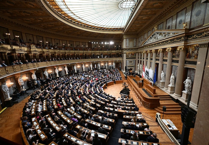Der Festakt fand im Parlament statt.