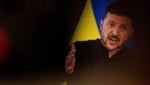 So hat sich das ukrainische Staatsoberhaupt die Verhandlungen in der Türkei sicherlich nicht vorgestellt. (Bild: AP/Evgeniy Maloletka)