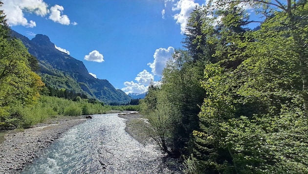 Das Klostertal: von der Alfenz durchflossen, von schroffen Bergen umringt.