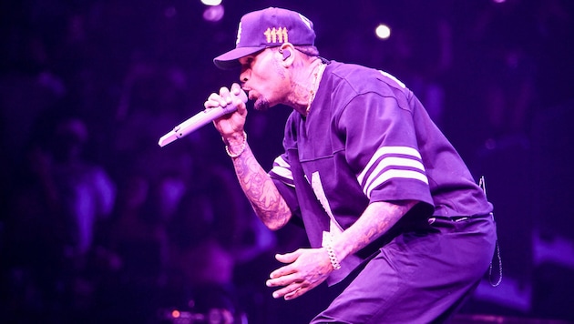 Chris Brown bei einem Auftritt in Las Vegas
