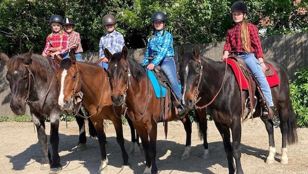 Derzeit gibt es zehn Nachwuchs-Westernreiter im Alter von neun bis 16 Jahren.