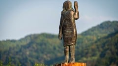 Melanie-Trump-Statuen haben in Slowenien nur eine kurze Lebensdauer: Eine wurde von Vandalen ...