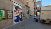 Senna ist auch in der Innenstadt überall zu sehen (Bild: Michael Höller)