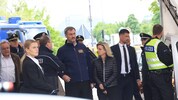 Politikerauflauf bei der deutschen Kontrollstelle in Kiefersfelden