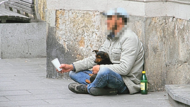 Dieses Bild soll der Vergangenheit angehören: Betteln mit Hunden wird untersagt.