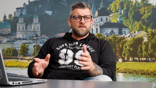 Der Polizist Sasha Selija gehört einer eigenen Einheit für Internetbetrug in Salzburg an. 